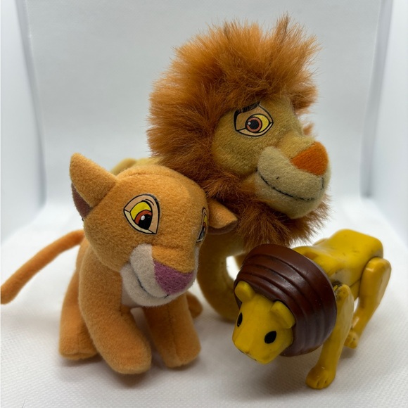 Vintage Toys Plush Lion King Simba’s Pride 3 Pieces 3 size - Picture 4 of 8